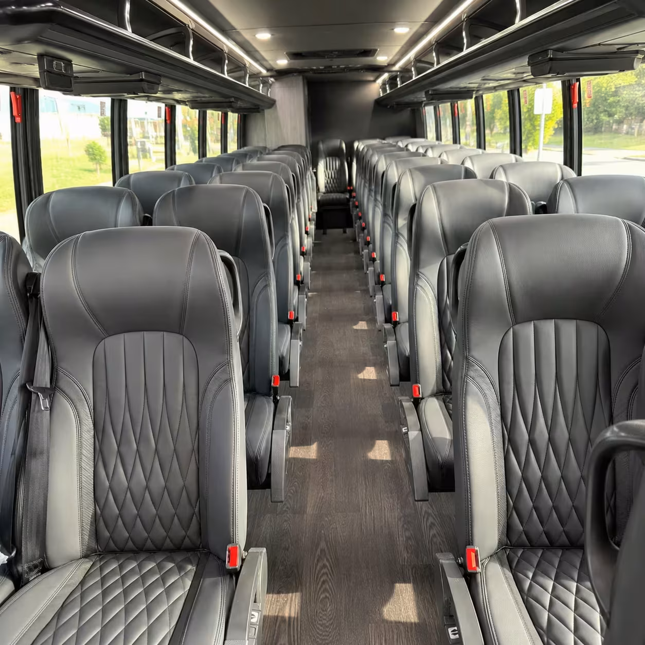 25 passenger minibus inside