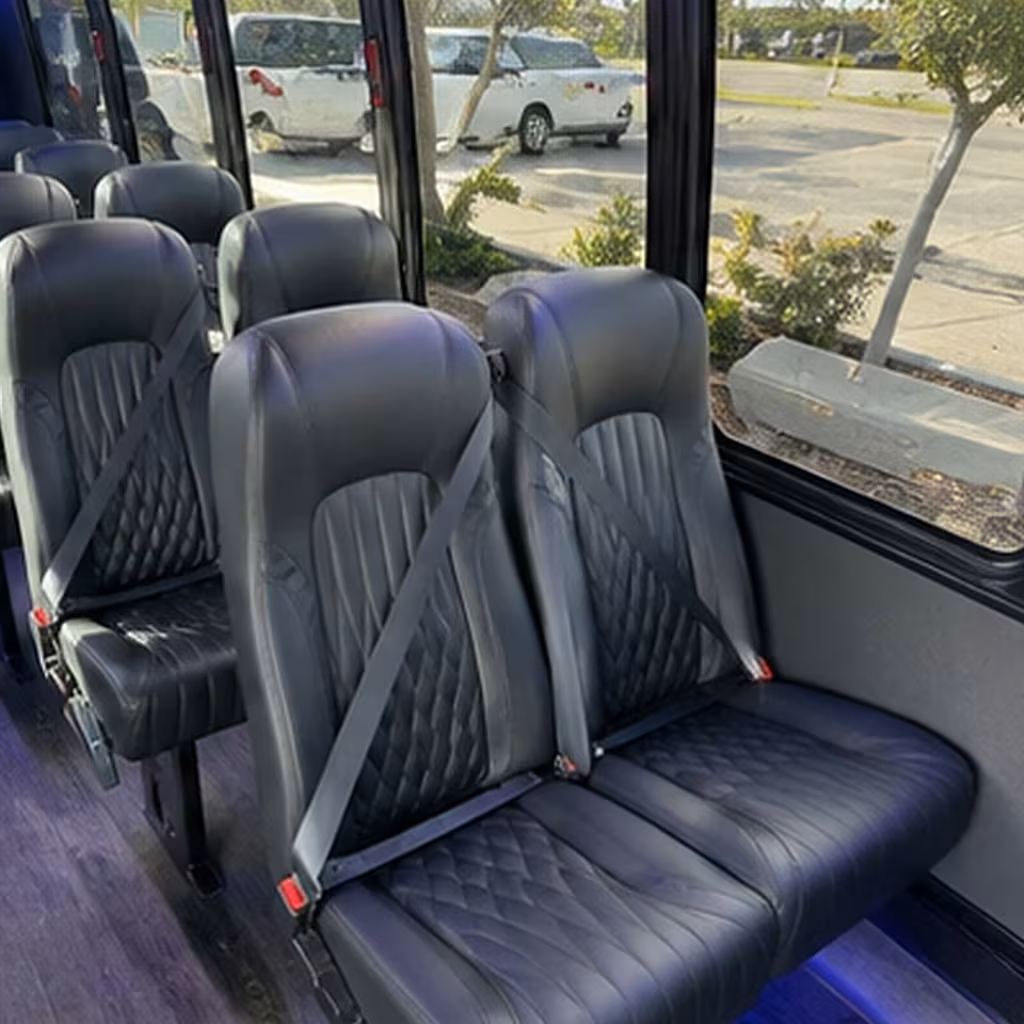 30 passenger minibus inside
