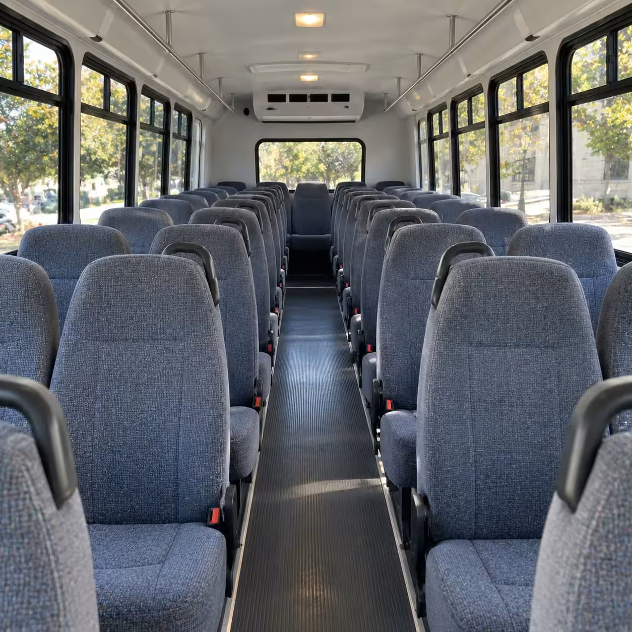35 passenger minibus inside