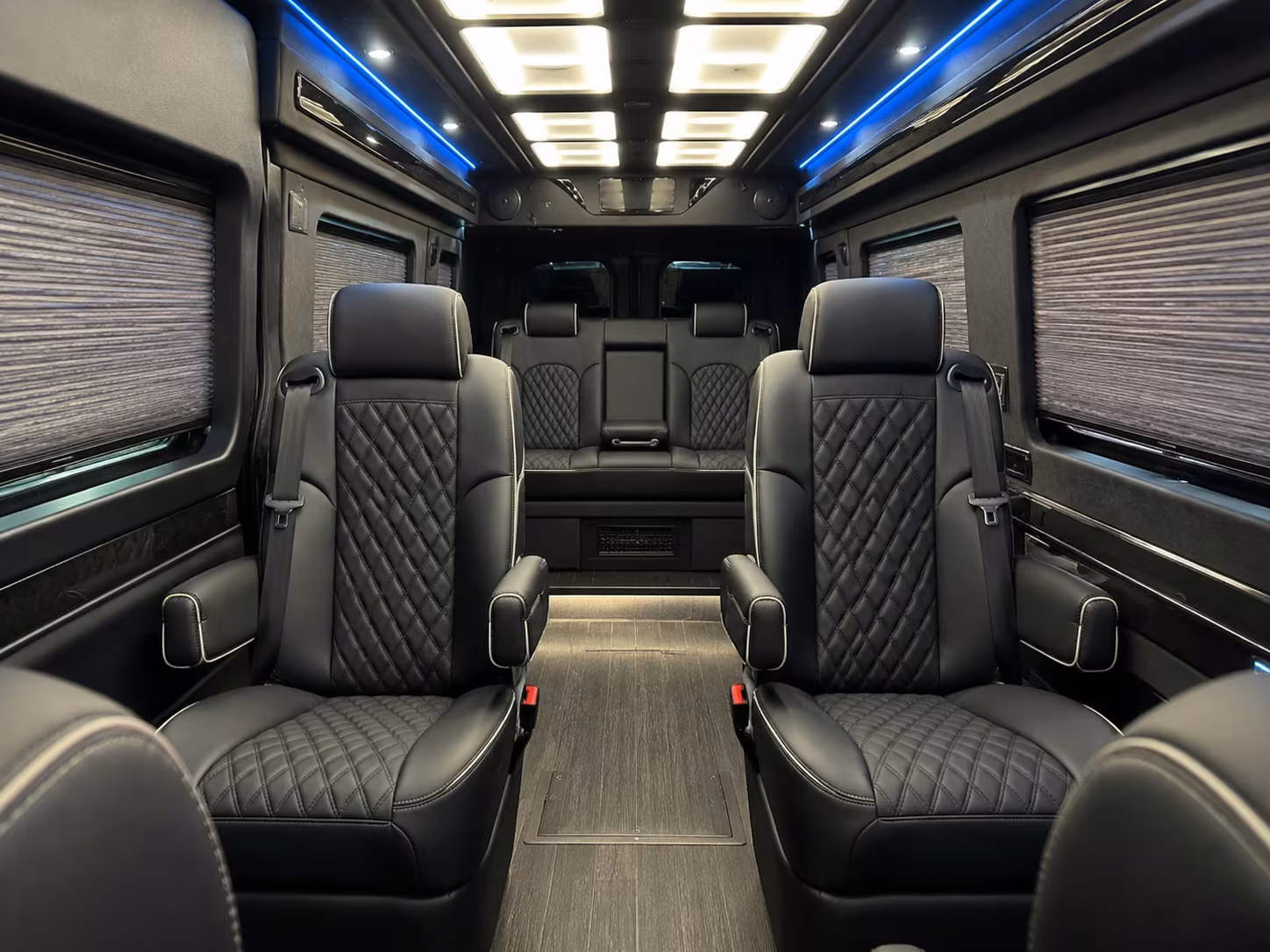 sprinter van with driver interior
